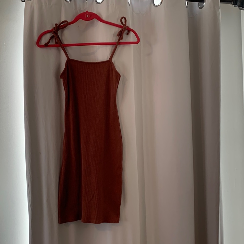 Bodycon Rust Dress